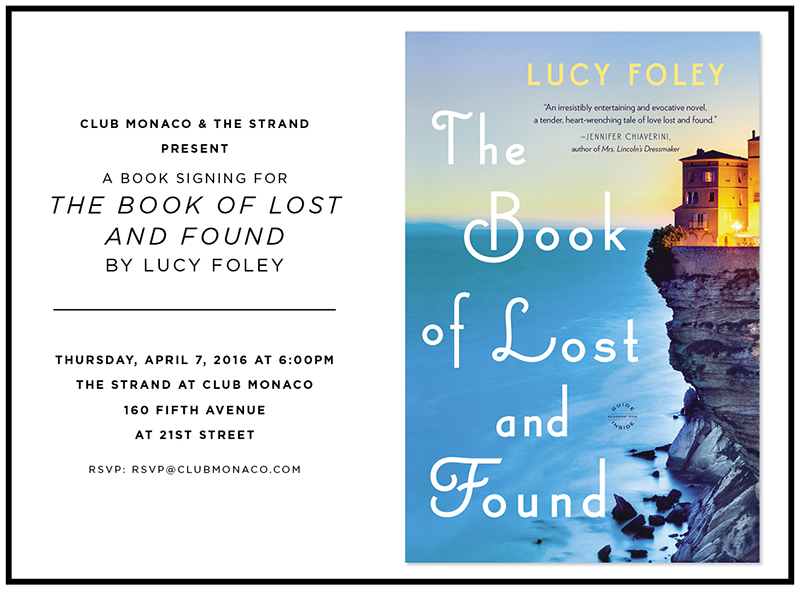Lucy Foley The Book of Lost and Found Evite