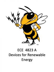ECE4823A Devices for Renewable Energy