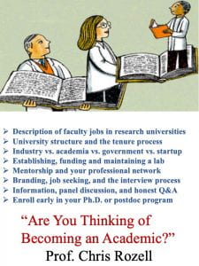 ECE8801: Are you Thinking of Becoming an Academic? by Prof. Chris Rozell