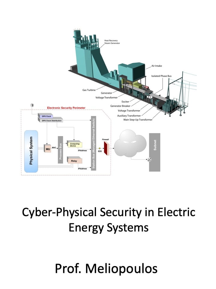 ECE8853: Cyber-Physical Security in Electric Energy Systems