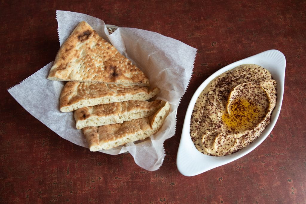 Hummus and Naan