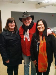 L to R: Lynaya Elliott, Appalachian Project Member, David Morris, Barbara Kopple