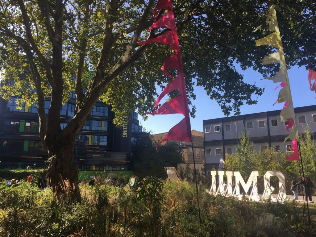 A sunny day on the QMUL campus